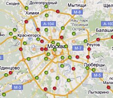 VIP такси на карта в режиме ONLINE